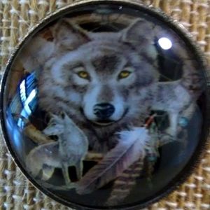 COPY - Wolf Cabochon Necklace